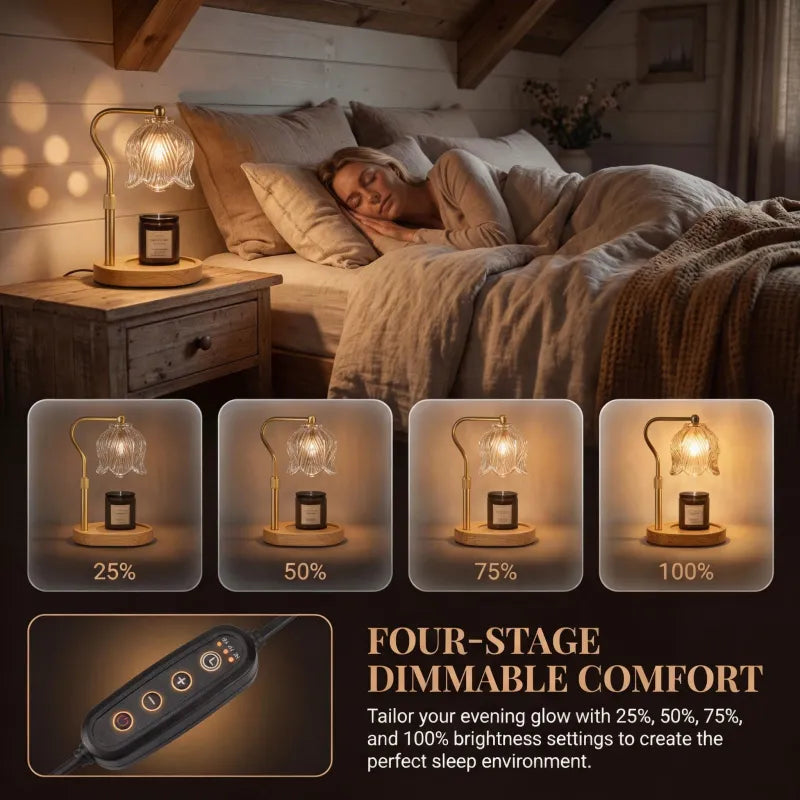 Kerzenwärmer Lampe als Geschenkidee für Weihnachten und Einzug